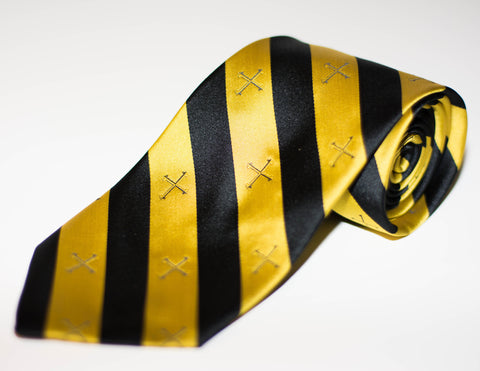 Gold Cross Neck Tie