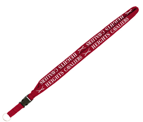Lanyard - Woven Red and White
