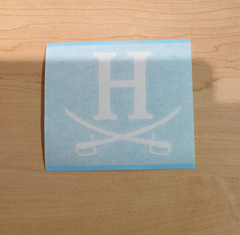 Decal - H and Crossed Swords
