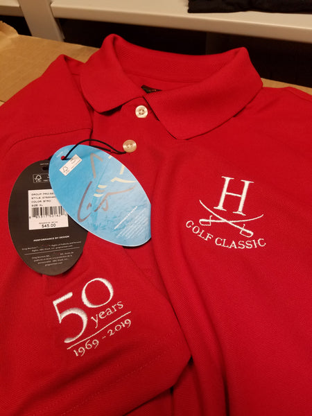 Golf Classic Greg Norman Polo - 50th Anniversary - Red