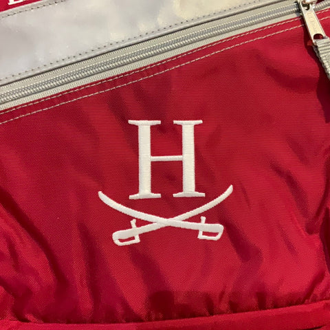 L.L.Bean Deluxe Book Pack - Embroidered with H and crossed swords